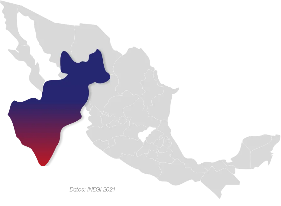 Mapa del estado de Querétaro
